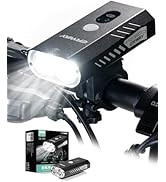 Amazon | ERWAY 自転車 ライト 1600ルーメン USB充電式【5200mAh大容量